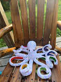 Funfetti Rainbow Octopus Plush - 24”
