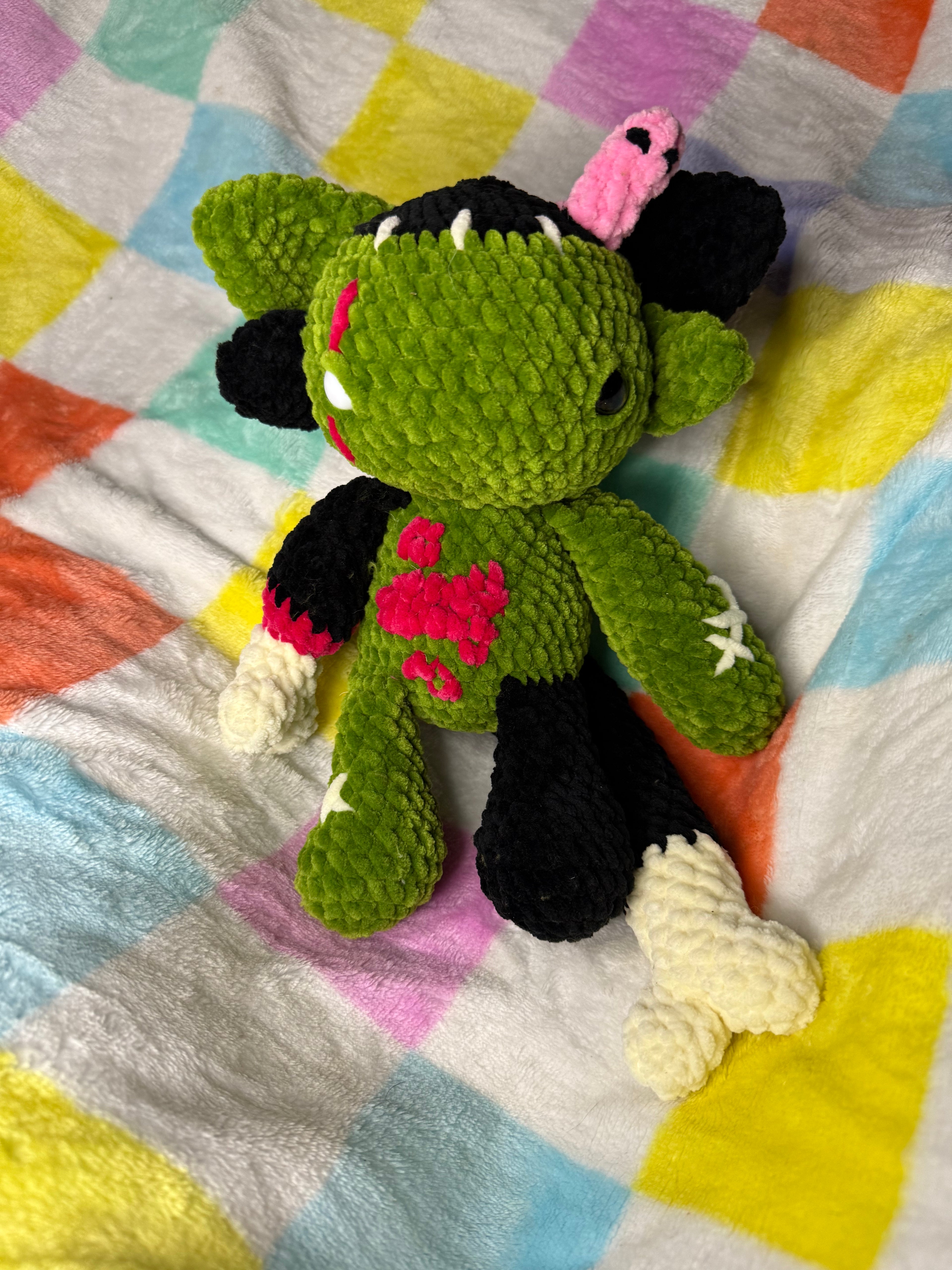 Plush Zombie Monster