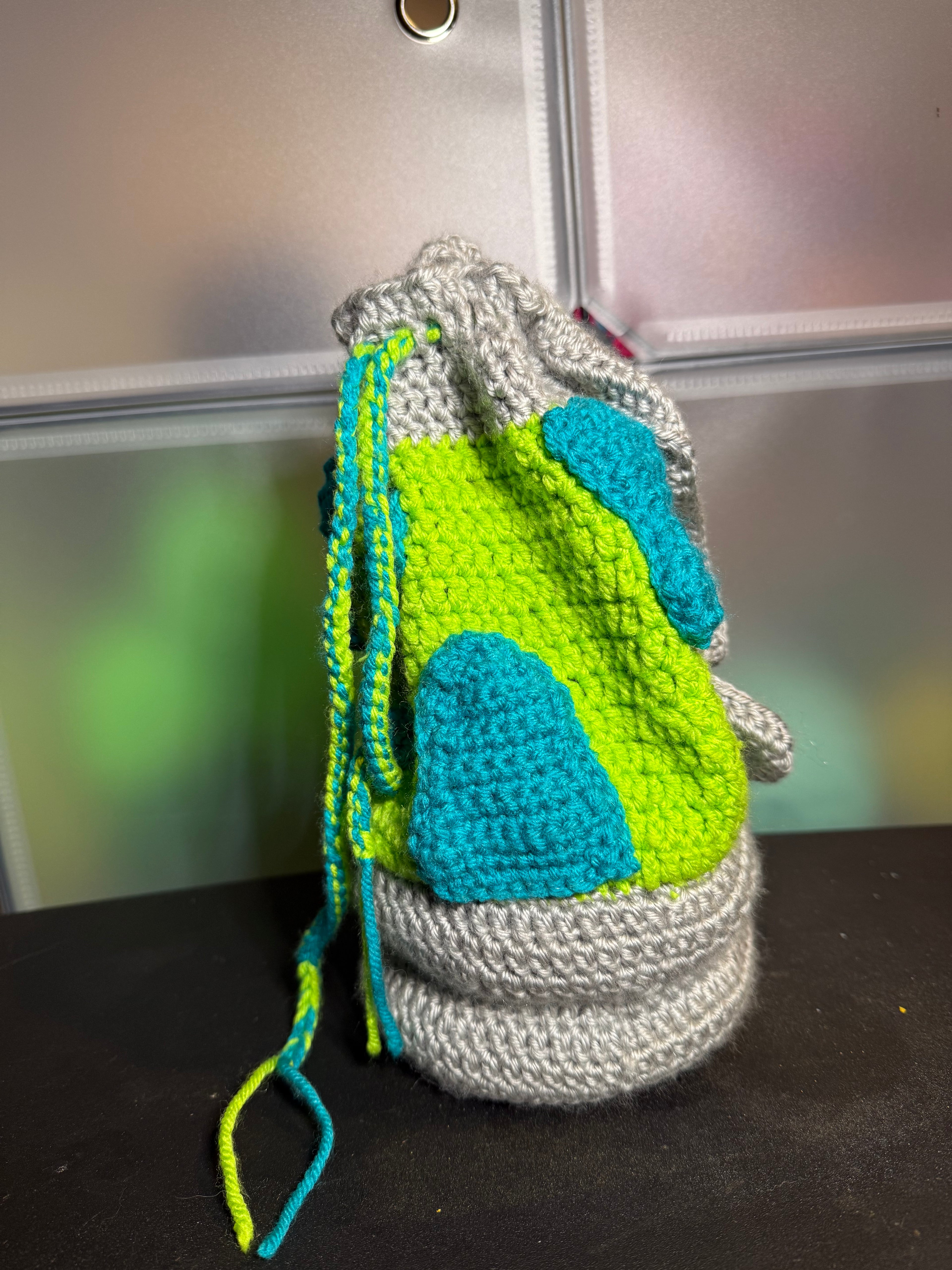 Green/Blue Lava Lamp Handbag