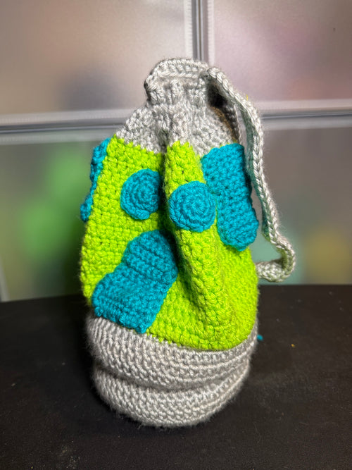 Green/Blue Lava Lamp Handbag