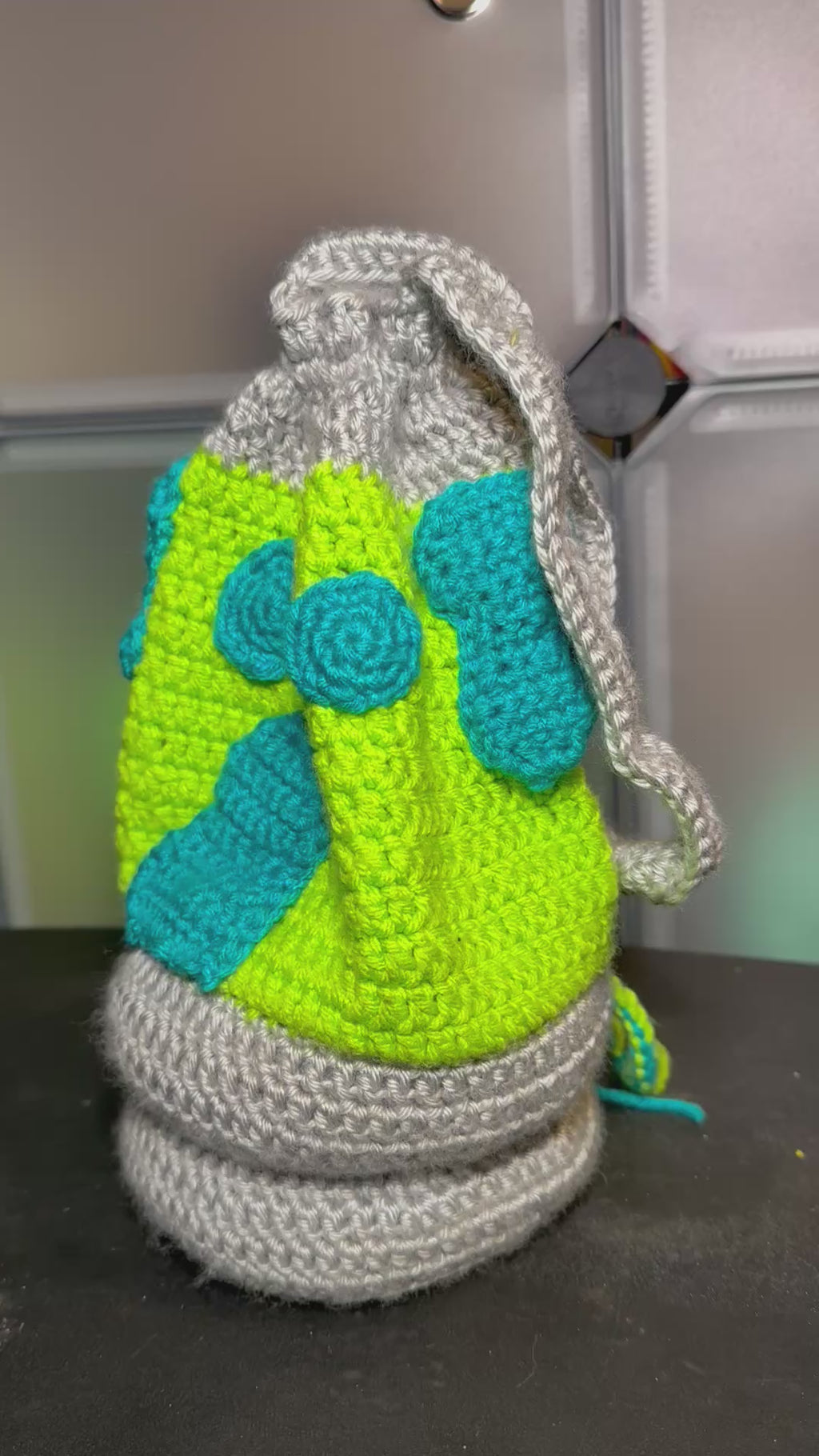 Green/Blue Lava Lamp Handbag